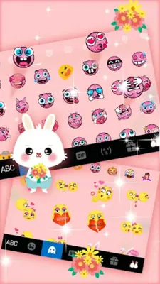 Pink Lovely Bunny android App screenshot 2