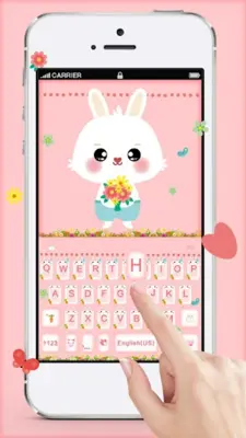 Pink Lovely Bunny android App screenshot 3